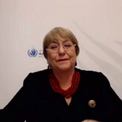 Covid-19 escancarou a necessidade de direitos humanos, diz Bachelet
