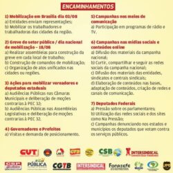 Encontro de servidores toma decisões importantes contra Reforma Administrativa