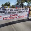 Servidores mobilizam-se em Brasília contra a reforma administrativa