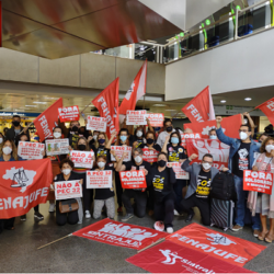 Dinheiro falso, falácia e escárnio: performance de servidores agita Anexo II nesta quarta-feira (20)
