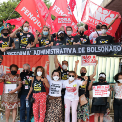 PEC 32:manifestação na Câmara marca 4ª semana da jornada de luta