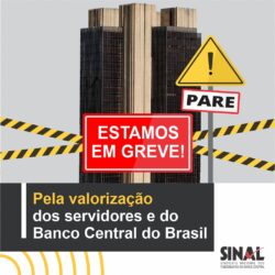 Estamos em greve; faça parte desta luta