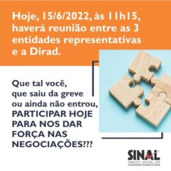 Colega servidor, fortaleça a greve e ajude a respaldar a atuação das entidades representativas