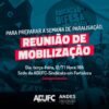 RUMO À PARALISAÇÃO – ADUFC convida docentes para reunião na próxima terça-feira (12) para construir jornada de lutas