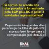 SINAL assina acordo para compensação da greve e pagamento dos servidores