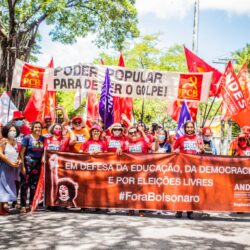 ELEIÇÕES LIVRES – Professores da ADUFC ocupam as ruas em defesa da democracia e do sistema eleitoral brasileiro