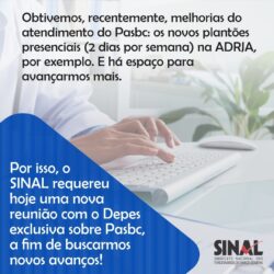 PASBC: SINAL requer reunião com Depes para debater melhorias