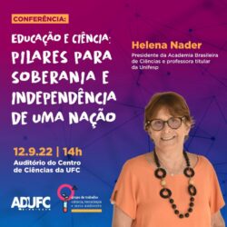 EDUCAÇÃO E CIÊNCIA – Presidente da Academia Brasileira de Ciências (ABC) vem a Fortaleza no dia 12/9 para ministrar conferência