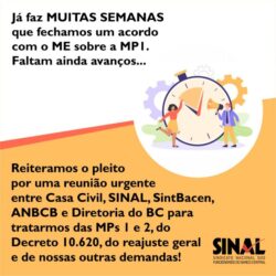 MP1: falta de avanços no Executivo é injustificável