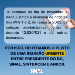 Pauta reivindicatória: SINAL reafirma necessidade de diálogo para superar estagnação