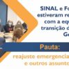 SINAL e Fonasefe intensificam diálogos com equipe de transição