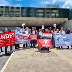 REAJUSTE JÁ! – ADUFC marca presença em Brasília na jornada de lutas pela campanha salarial dos servidores públicos federais