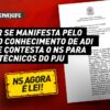 PGR se manifesta pelo não conhecimento de ADI que contesta o NS para os técnicos do PJU
