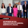 No CNJ, Fenajufe busca apoio para pautar e discute PL 2342/22