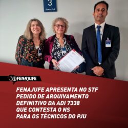 Fenajufe apresenta no STF pedido administrativo de arquivamento definitivo da ADI 7338 contra o NS