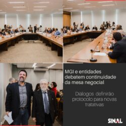 Mesa negocial: governo e servidores discutem retomada dos diálogos