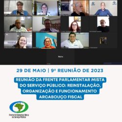 Reunião da Frente Parlamentar Mista do Serviço Público reforça pedido de unidade das categorias para pautas do funcionalismo
