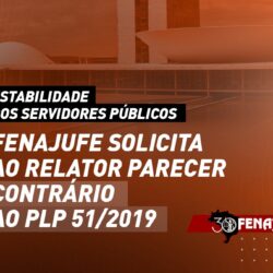 Estabilidade dos servidores públicos: Fenajufe solicita ao relator parecer contrário ao PLP 51/2019