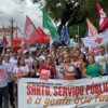 Com cerca de mil pessoas nas ruas, servidores municipais de Fortaleza lançam campanha salarial 2024