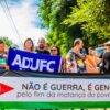 CONGRESSO DO ANDES-SN – Docentes promovem ato no Campus do Pici para denunciar genocídio palestino