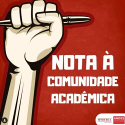 Nota à Comunidade Acadêmica