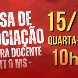 Reestruturação] Governo marca reunião da Mesa Específica Temporária da Carreira Docente para 15/05