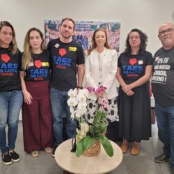 GREVE 2024] Comandos de Greve do SINASEFE e da FASUBRA visitam parlamentares em Brasília e pedem apoio às reivindicações do movimento paredista