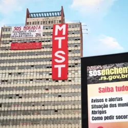 MTST ocupa prédio público em Porto Alegre em defesa de famílias desabrigadas pela enchente