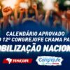 Acompanhe o calendário de lutas aprovado no 12º Congrejufe