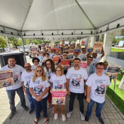 Sindjustiça lança campanha por simetria entre servidores do TJCE e MPCE e é recebido pela Presidência do Tribunal