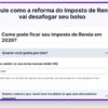 Conheça a calculadora que simula o impacto da Reforma do IR no seu bolso
