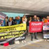 Com a participação da FENASPS, servidores realizam protesto contra a Reforma Administrativa no Anexo II da Câmara