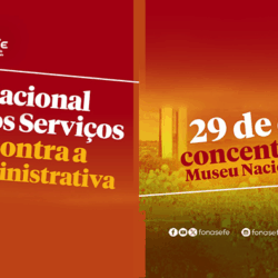 29 de outubro é dia da Marcha Nacional Unificada dos Serviços Públicos contra a Reforma Administrativa