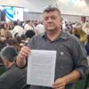 SINTUFCE entrega carta com reivindicações dos servidores técnicos-administrativos à equipe do presidente Lula, em Fortaleza
