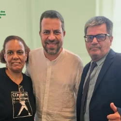 Asfoc entrega pautas dos trabalhadores e trabalhadoras aos ministros Guilherme Boulos e Anielle Franco