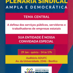 Plenária do Fórum debate as Eleições 2026 e a defesa dos serviços públicos e das estatais