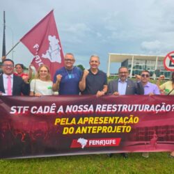 Sintrajufe/CE participa de atos em Brasília pela derrubada do Veto 45 e pela reestruturação da carreira