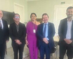 Sindissétima reúne-se com Corregedor-Geral da Justiça do Trabalho em visita ao TRT7