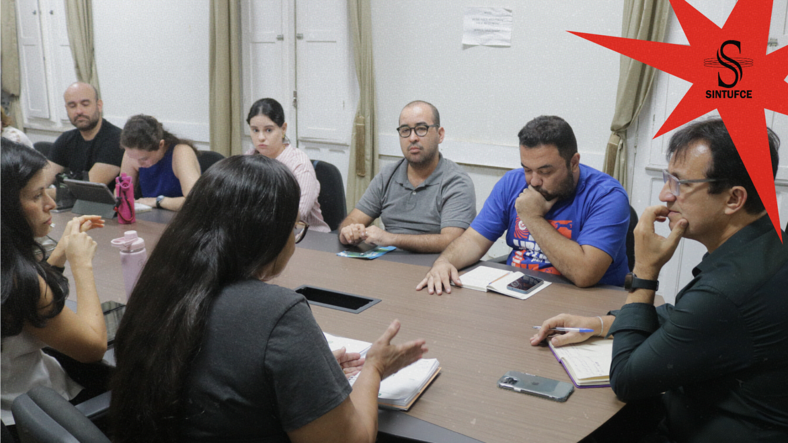 SINTUFCE debate pautas da categoria com a Administração Superior da UFC e avança em encaminhamentos sobre jornada, carreira e condições de trabalho