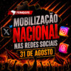 Participe da Mobilização Nacional nas Redes Sociais nesta segunda-feira (31)