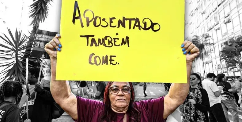 Aposentados e pensionistas federais mobilizam Brasília por auxílio-nutrição