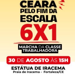 MOBILIZAÇÃO — Domingo é dia de ir às ruas pelo fim da jornada 6×1 já!