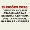 Escalada de violência política atinge candidaturas da esquerda na reta final das eleições