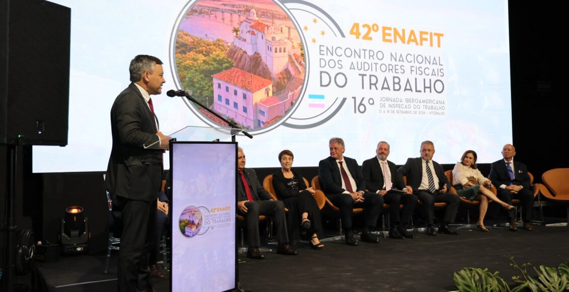 No 42º Enafit, Rudinei Marques destaca efeitos do Regime Fiscal e fala sobre pautas convergentes das carreiras de Estado