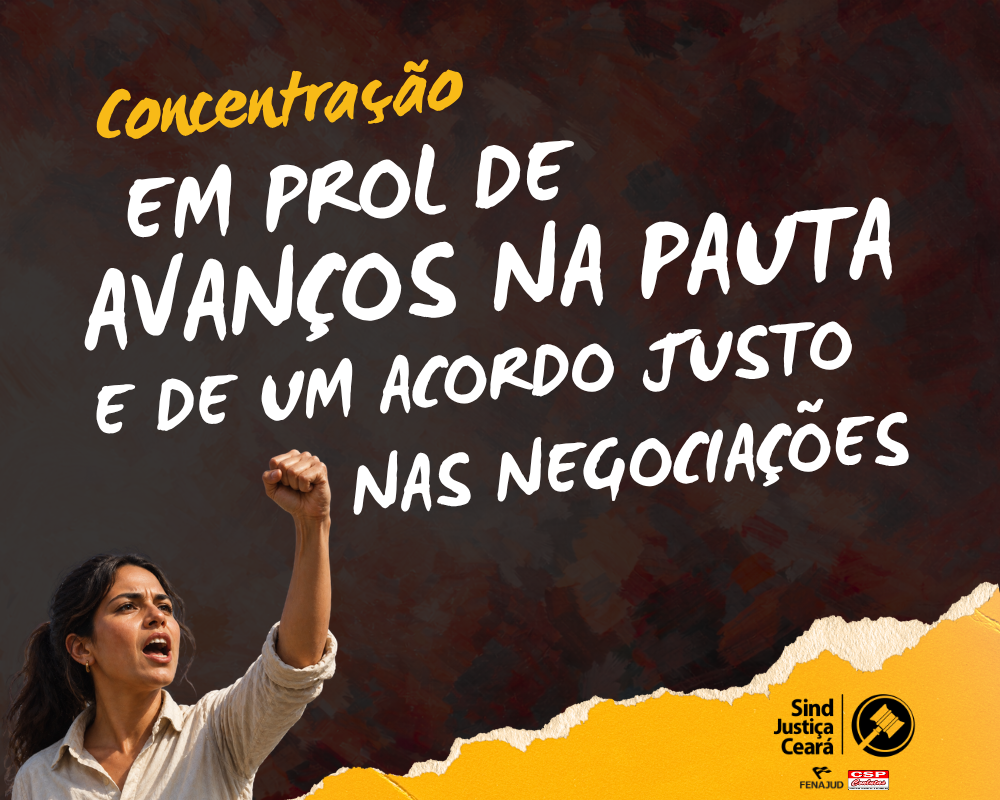CONCENTRAÇÃO EM PROL DE AVANÇOS NA PAUTA DOS SERVIDORES